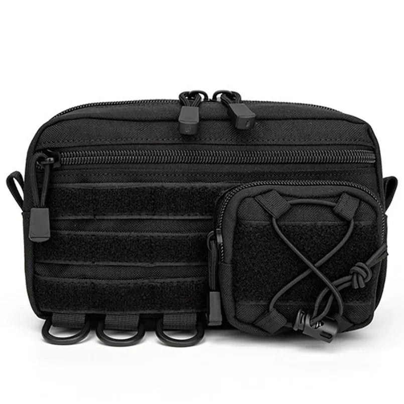 1000D EDC Pouch Molle Organizer Bag Utility EDC Tool Pouch Horizontal Modular Pouch Outdoor Waist Pack EMT Hunting Fanny Pack