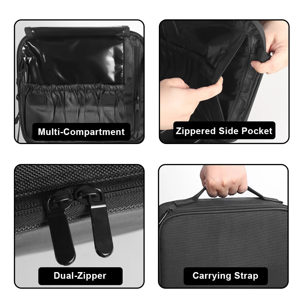 Tactical Pistol Case Gun Bag Ammo Storage Box Gun Transport Case Universal Handgun Carry Pouch EDC Holder for Hunting Shooting