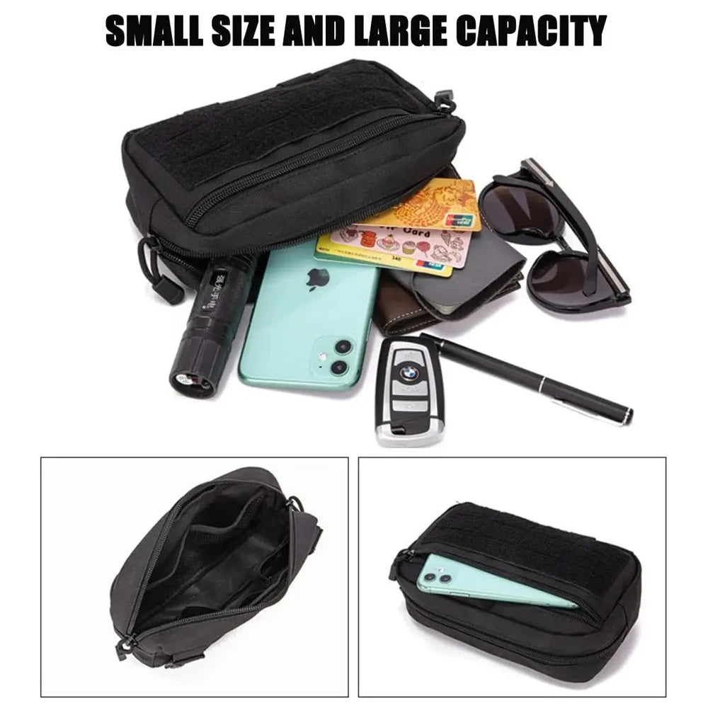 Tactical Molle EDC Pouch Outdoor Waist Pack First Aid Kit Pouch Emergency EMT Utility Tool Pouch Hunting Bag For Hunting Hiking