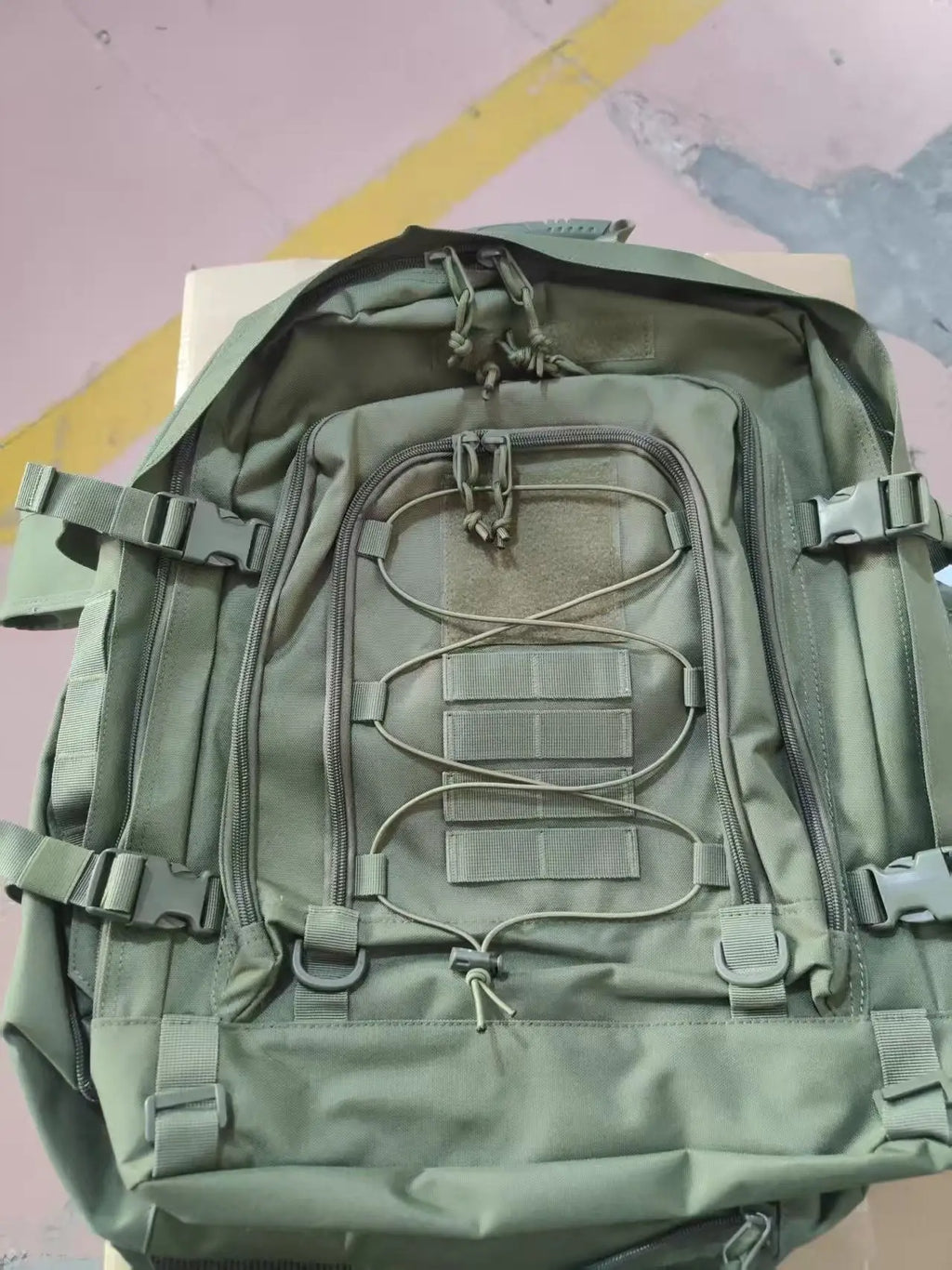 65L Military Backpack for Men, Molle Tactical Rucksack, Waterproof Hiking Bag, Outdoor Survival Gear & Camping Equipment