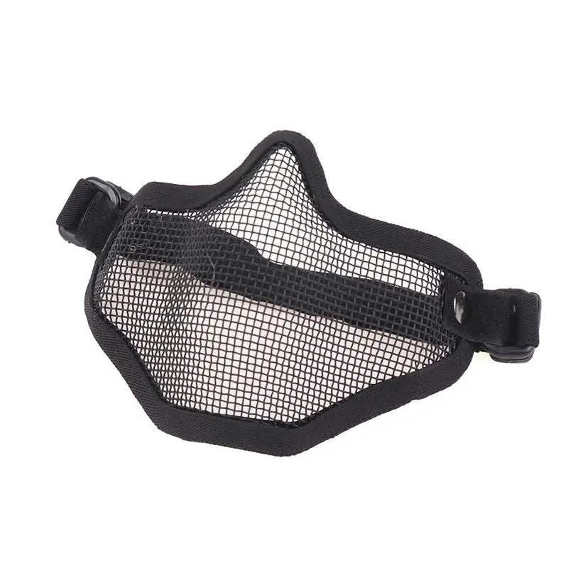 Airsoft Tactical Mask For Outdoor Hunting, Protective Mesh Mask, BB Gun Shooting Accessories