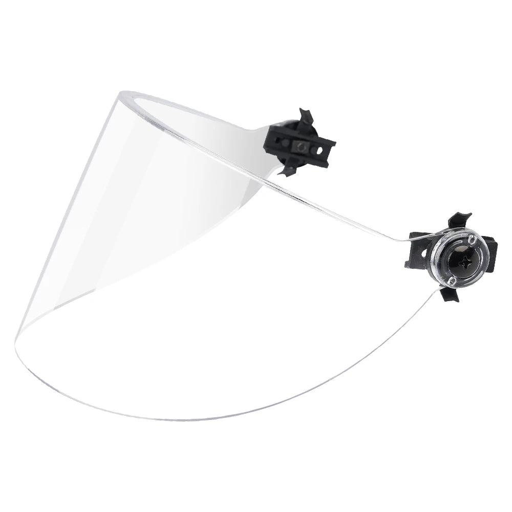 FAST/MICH Tactical Helmet Goggles - PC Clear Protective Visor, Rail-Mounted for IBH Protective Helmet