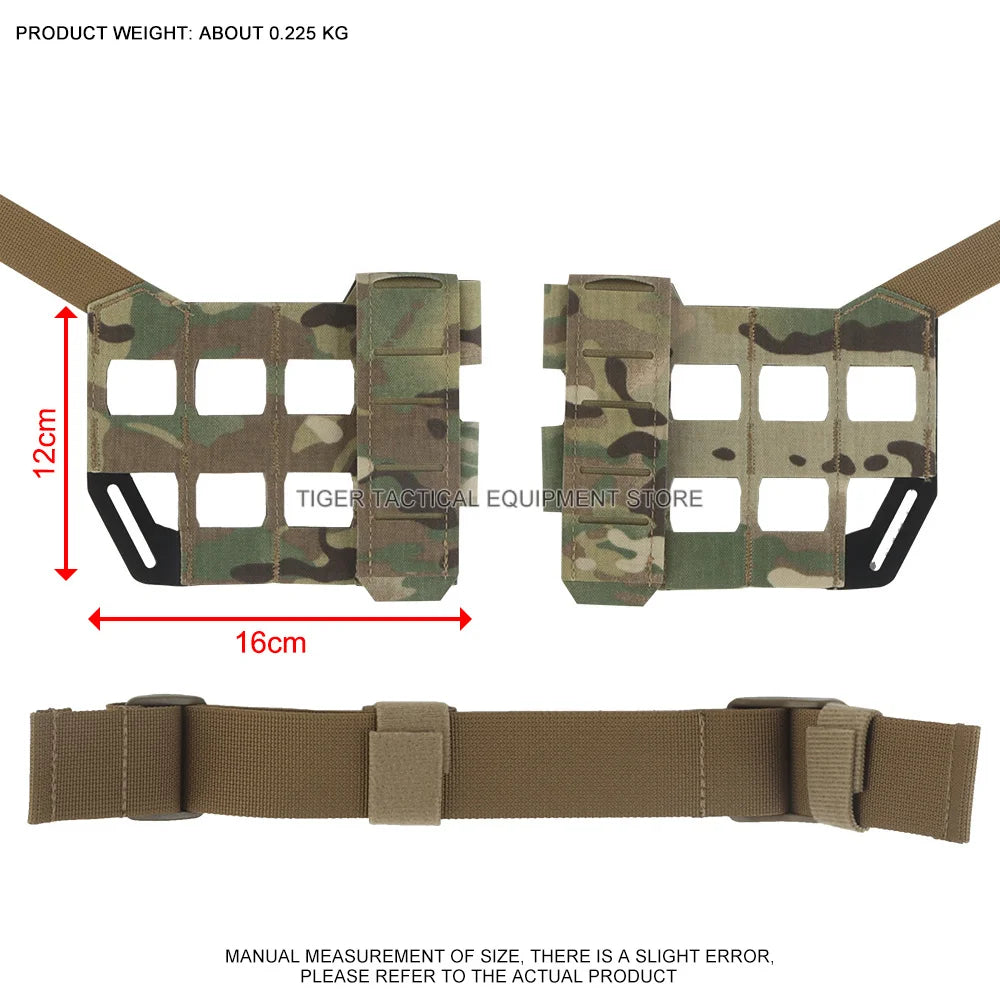 Tactical Chest Rig EXPANSION KIT Scalable Design HX Harness Molle Front Panel Outdoor Hunting Accessories K Style Airsoft Gear