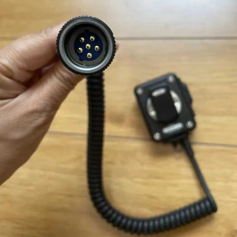 Tactical Type AN/PRC 148/152 Standard Six Pin Interface Universal Radio Handheld Microphone