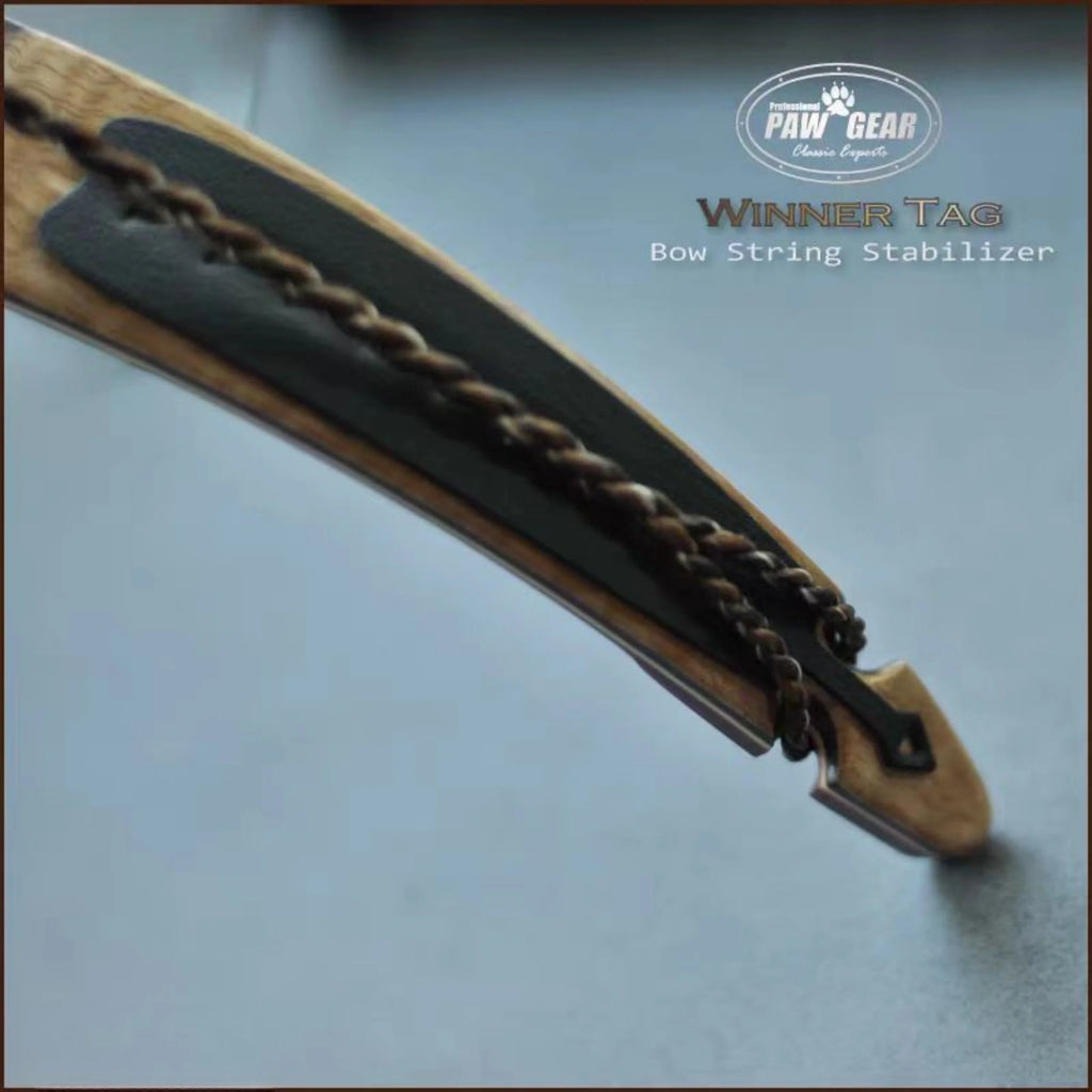 Recurve Bow Silencers for Hunting - Kangaroo Leather Limb Dampeners to Reduce Noise & Vibration (Pair)
