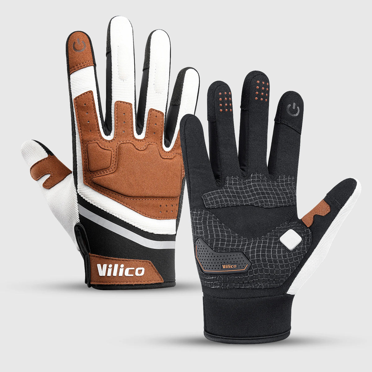 Tactical Gear Touch Screen Cycling Gloves Thermal Warm Windproof Full Finger Waterproof Bicycle Road Bike Gloves For Men Women