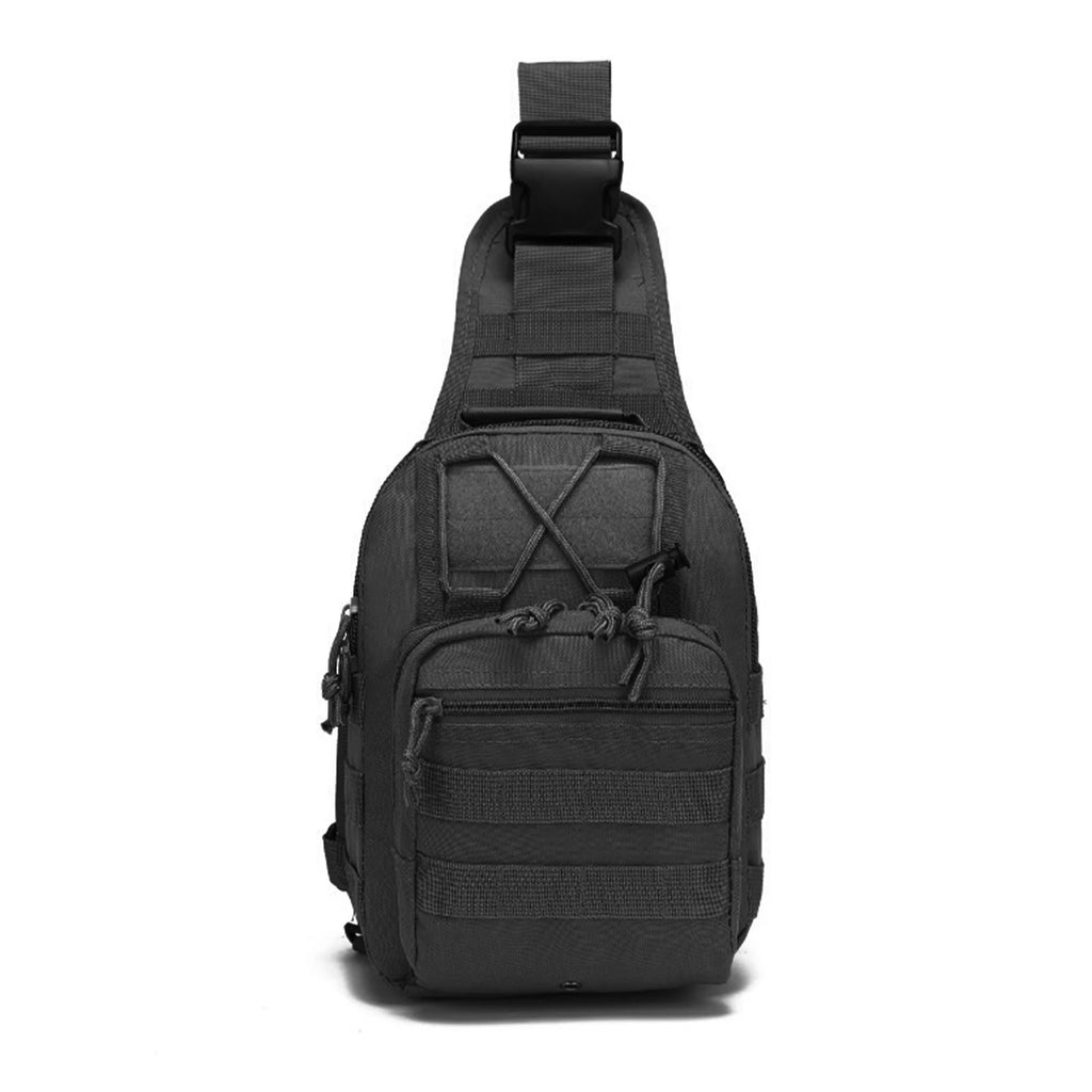 Outdoor multi-functional chest bag MOLLE messenger bag for commuting, cycling, and hiking