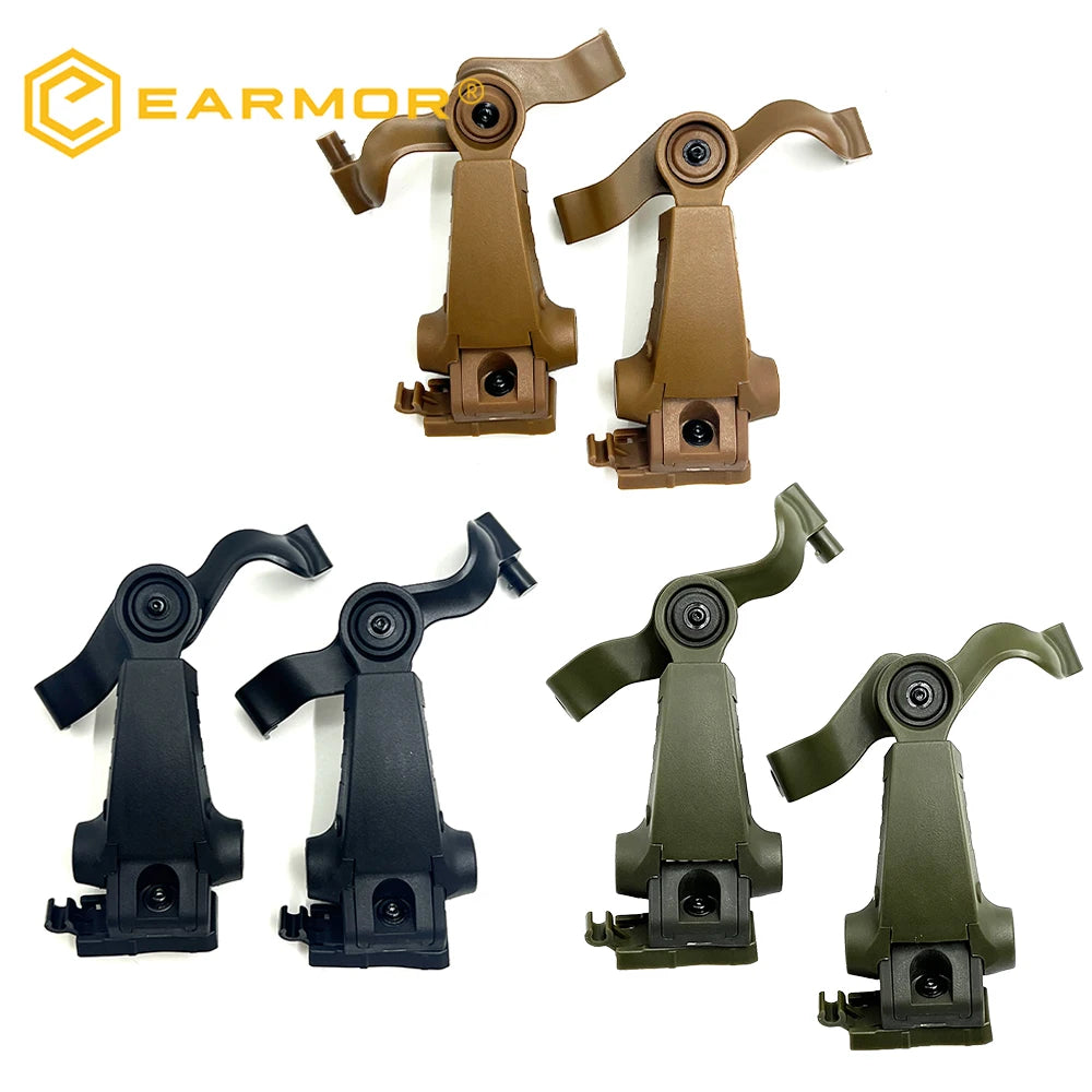 EARMOR Helmet Headphones M32 SE Shooting Earmuffs with M16A Helmet Adapter, Compatible with FAST Helmets Wendy M-LOK ARC Helmets