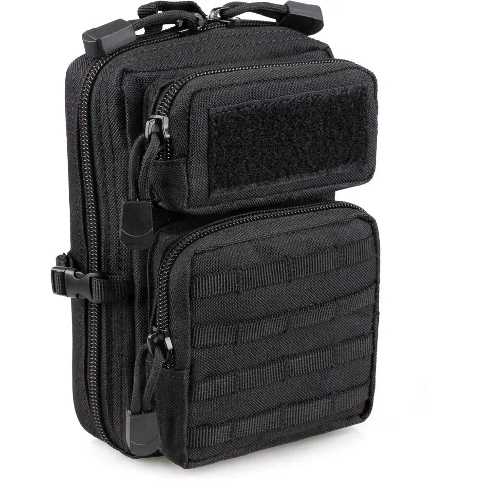 Mini Molle Utility Pouch, EDC Small Tool Pouch for Outdoor Hiking Camping, Phone & Gear Storage Bag