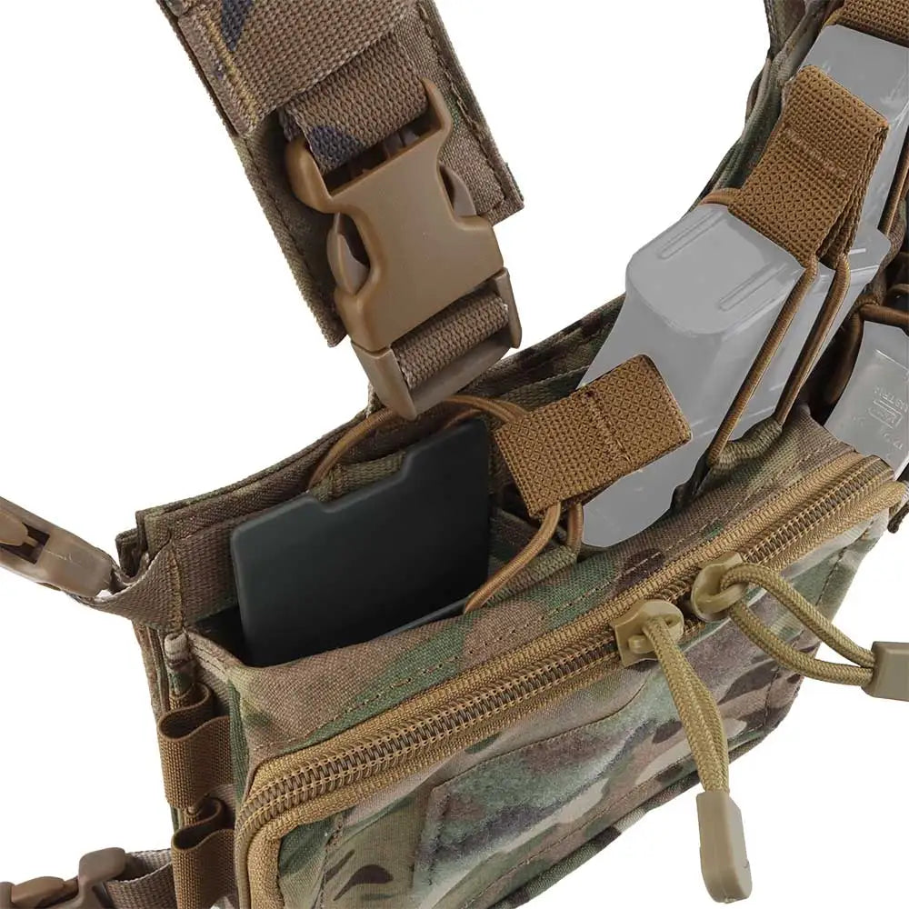 OphidiaTac D3CRH Chest Mount Vest Equipment Expanded AirsoftVest Accessories Heavy Duty Airsoft Hunting Equipment