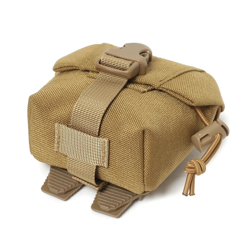 Tactical MOLLE Utility Pouch,Nylon Waist Storage Bag with Quick Release Buckle,Portable Accessory Pack for Binoculars,Daily EDC