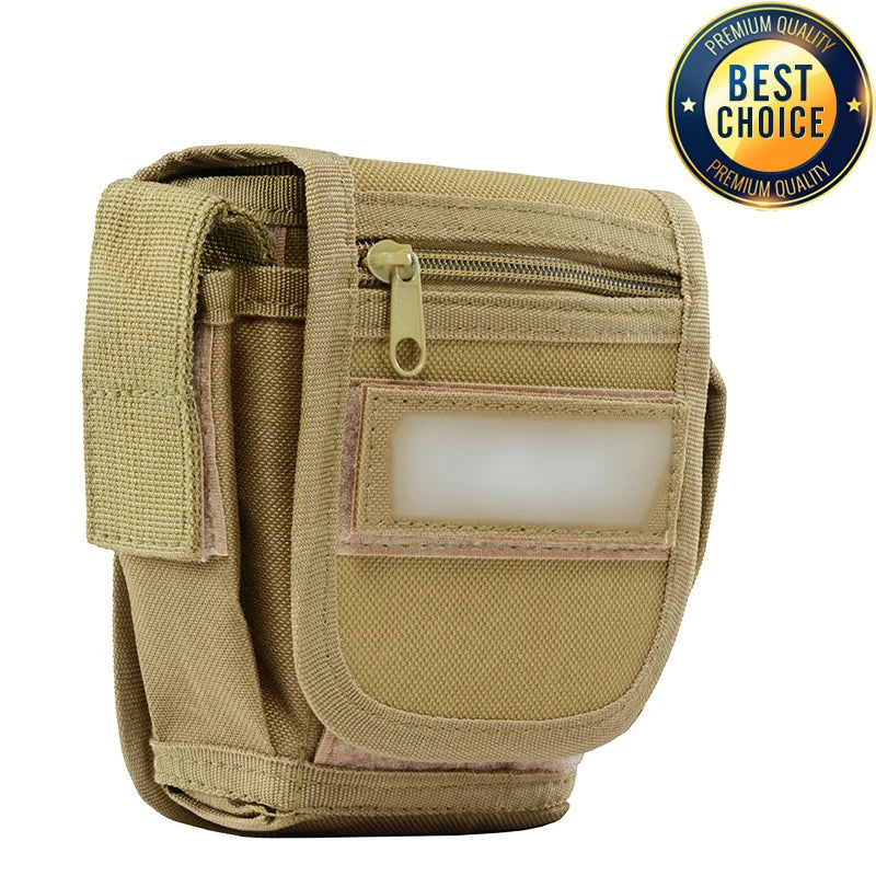 Men Tactical Molle Pouch Belt Waist Pack Bag Small Pocket Outdoor Waist Pack Running Pouch Travel Camping Pocket Hunting Bag