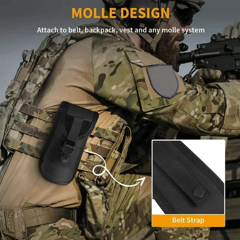 Outdoor Hard Shell Sunglasses Pouch EDC Molle Glasses Pack Utility Hiking Hunting Accessories Thicken Sunglasses Case