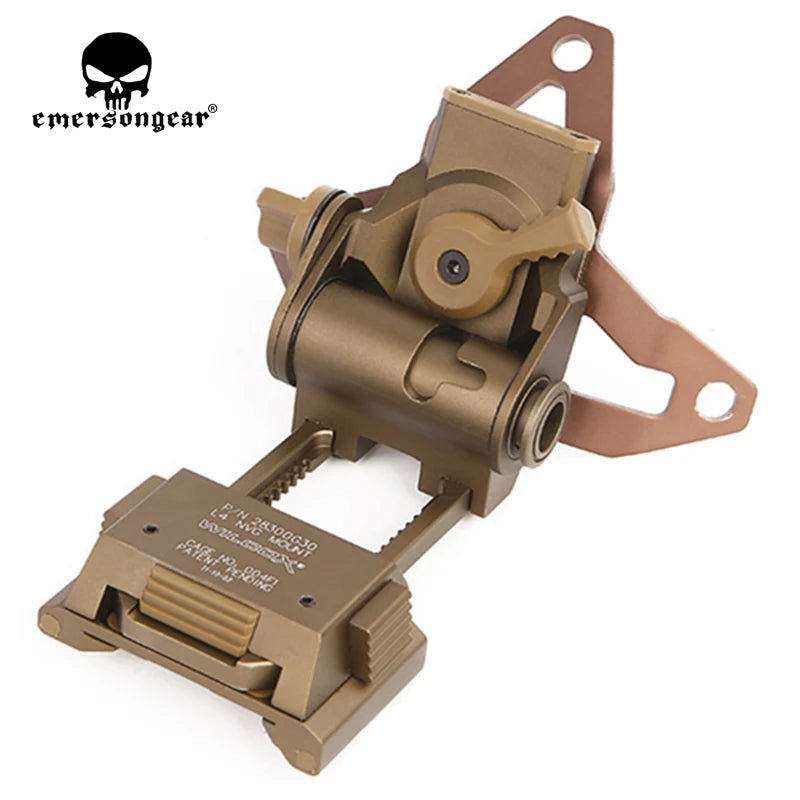 Emersongear Tactical L4G19/30 Helmet Mount NVG Hunting Wea-pon Aluminum CNC Night Vision L4 G19 Helmet Accessories