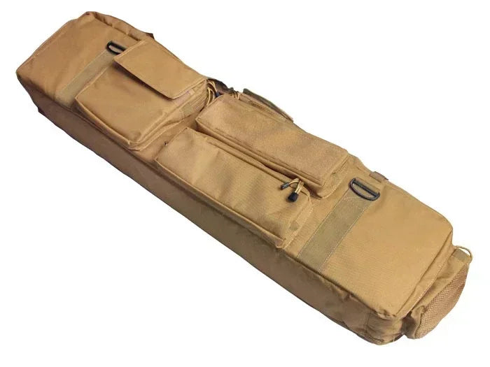 Tactical M249 Gun Bag Fishing Hunting Hiking Outdoors Rifle Backpack Outdoor Gun Carrying Protection Case With Adventure  Strap