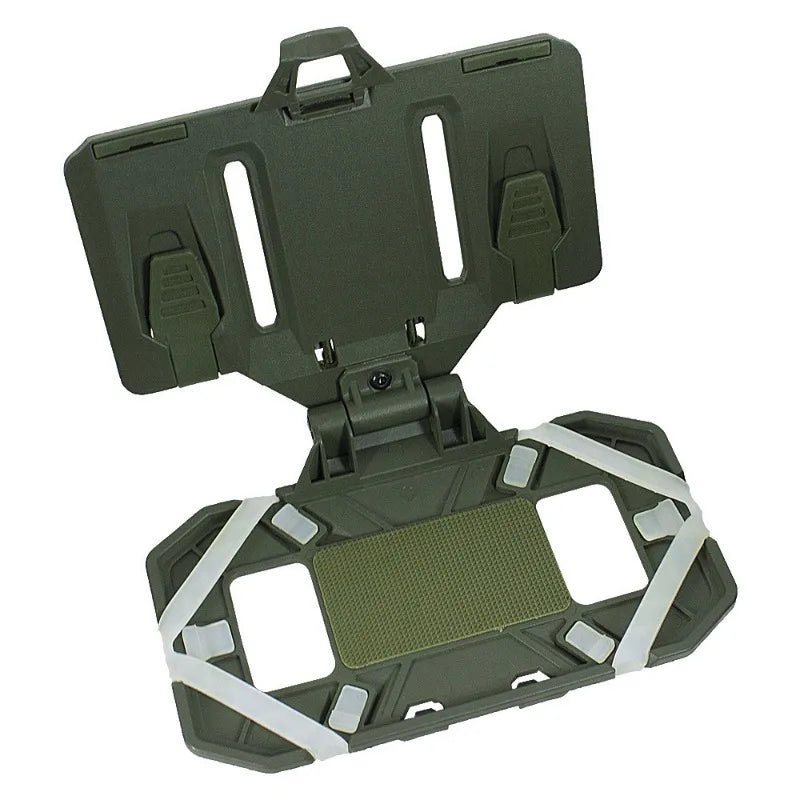 Tactical MOLLE Folding Navigation Board Map Admin Panel iPhone Pouch Tactical Airsoft Hunting Vest Chest Mobile Phone Holder