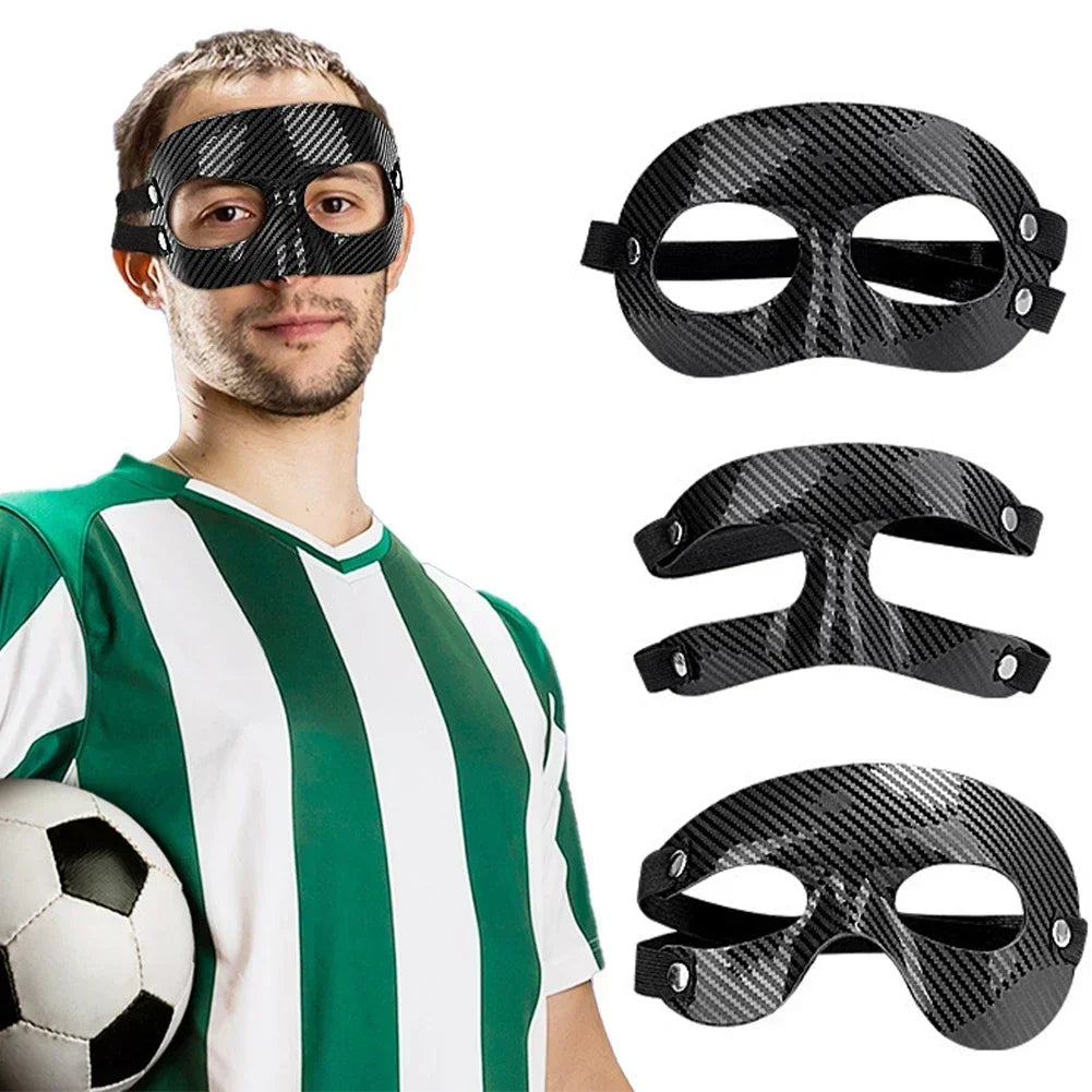 Basketball Mask Elastic Strap Facial Cover Mask Football Nose Guard Shield for Sports 1Pc