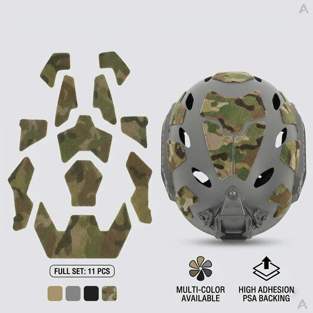 Tactical Helmet Patches Helmet Hook and Loop Tape Decorative Fixing Tape Strong Viscosity Patch Helmet Accessories Sticker