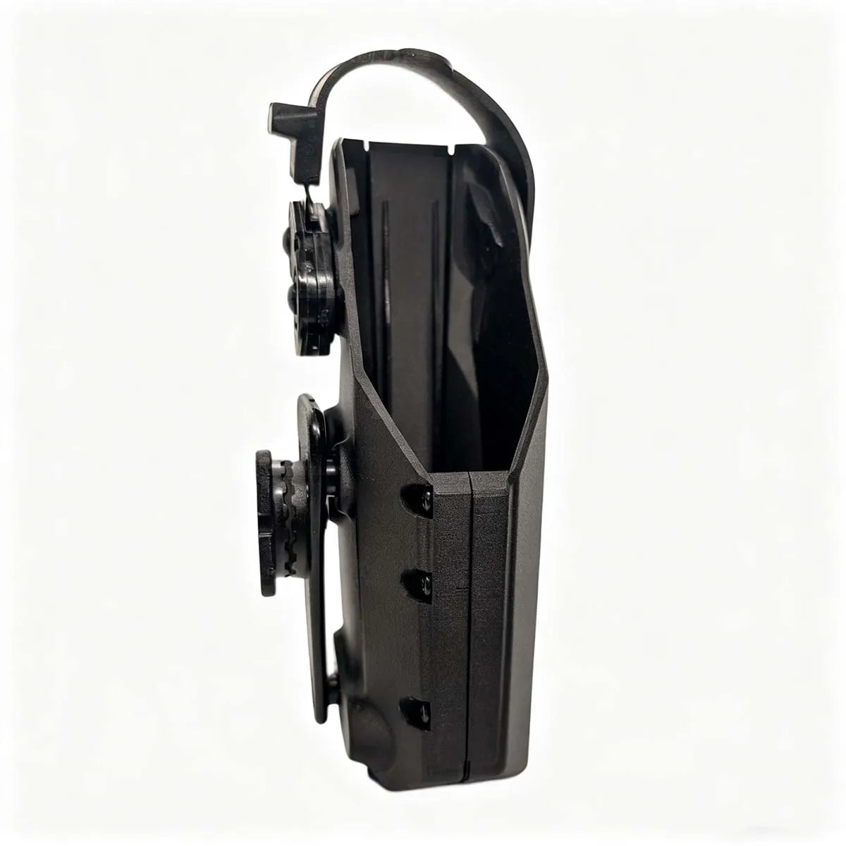 Tactical Holster for Taser T7 ECD Duty Gear Quick Release Belt Loop & Vest Mount, SLS Locking System Holster with Rotating Hood