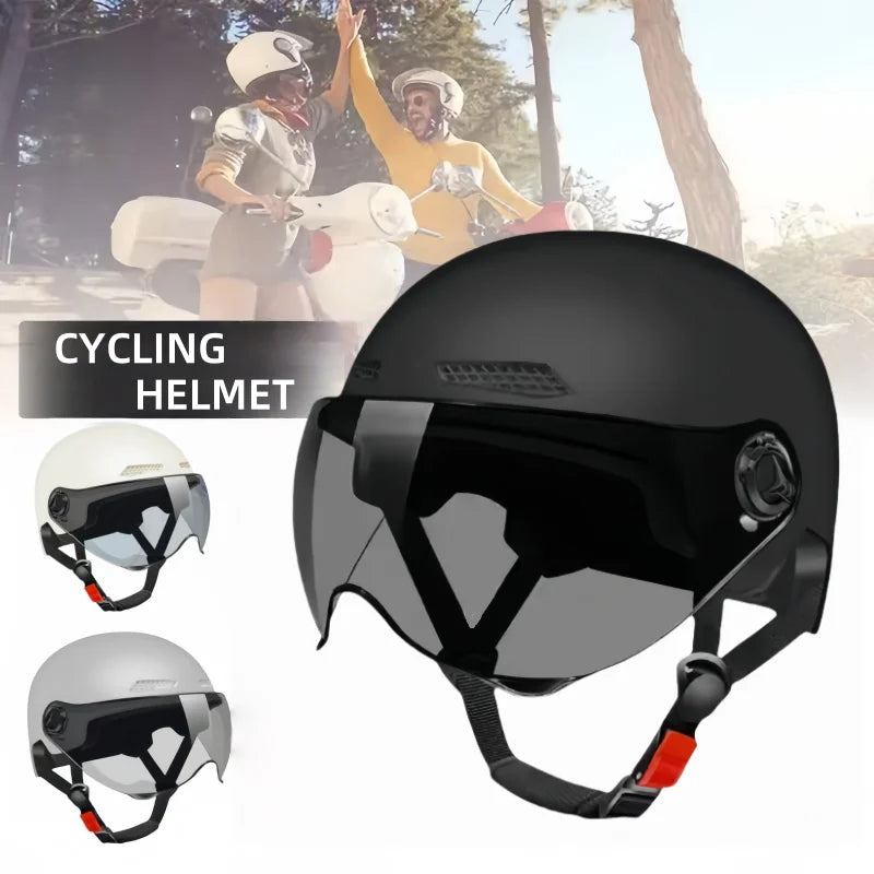 Children's Bicycle Safety Helmets, Men's and Women's Motorcycle Helmets, Skates and Electric Vehicle Head Protection Accessories