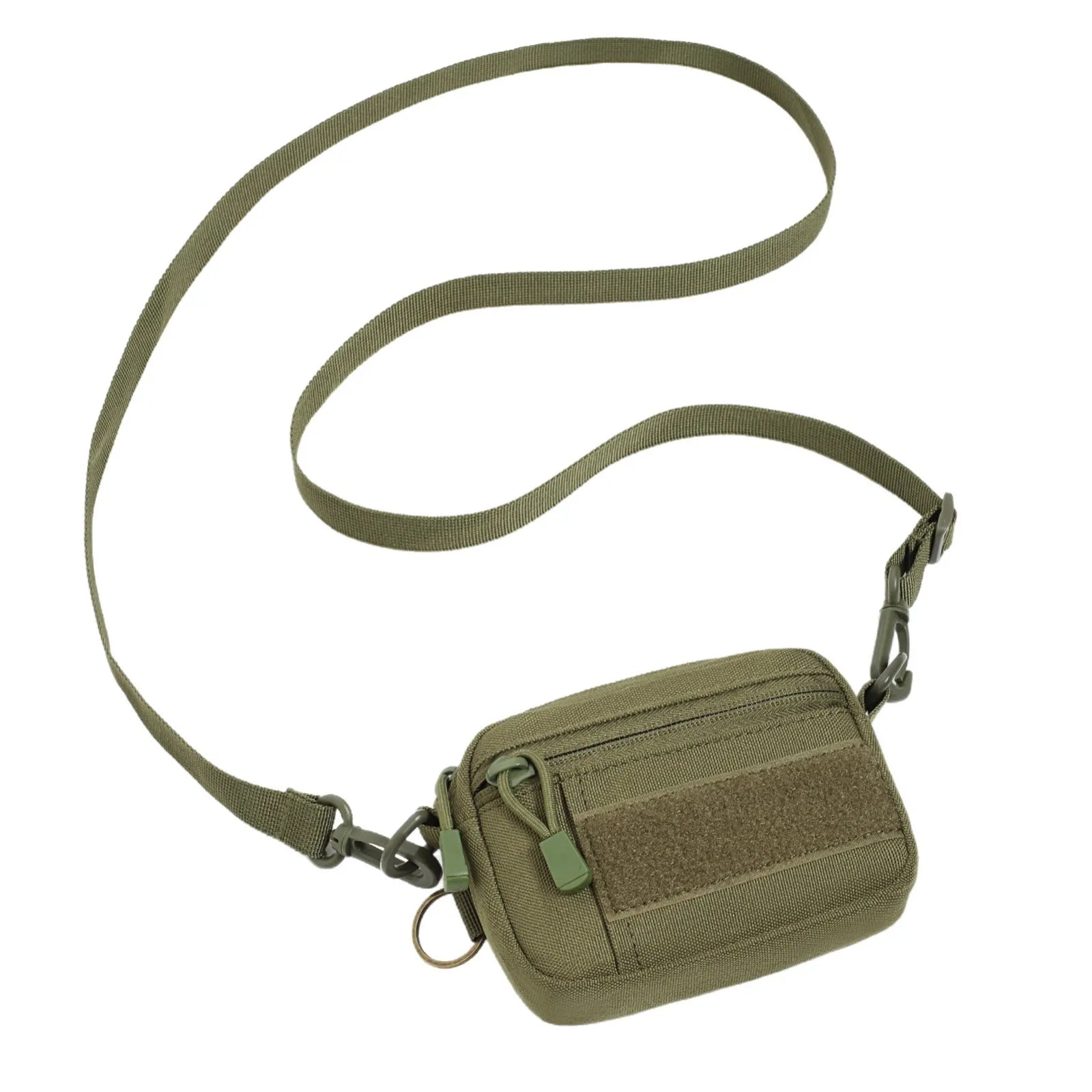 Compact Tactical Crossbody EDC Pouch 600D Nylon Molle Waist Pack Shoulder Bag Organizer for Daily Essentials & Gadgets