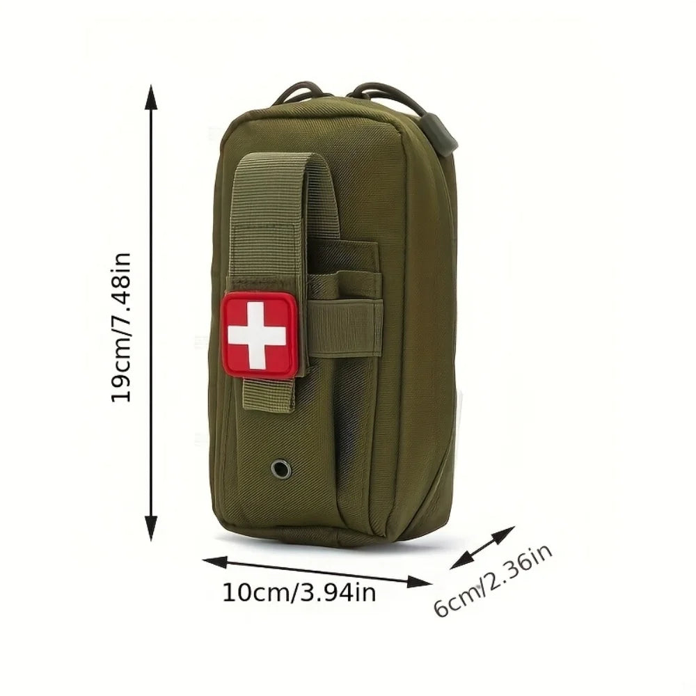 1 Outdoor Camping Hiking Tactical Waist Bag, Outdoor Military Enthusiasts Cross-Country Bag, Multi-Functional Waist Bag