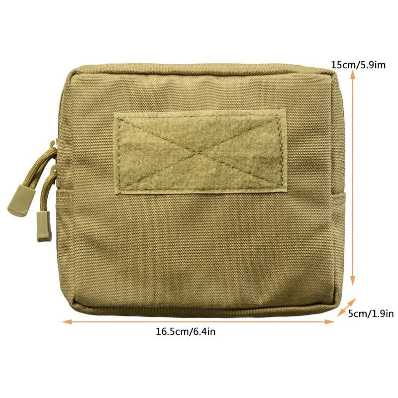 Outdoor EDC Molle Pouch Sports Camping Hunting Waist Pack Climbing Clutter Storage Bag Outdoor Backpack Accessories Pouch