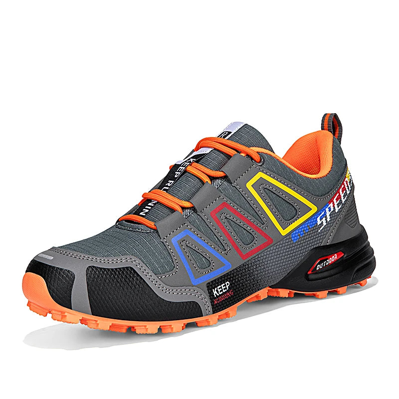Men Waterproof Hiking Shoes Non-Slip Hunting Boots Outdoor Tactical Training Sports Shoes Men Walking Hiking Travel Shoes