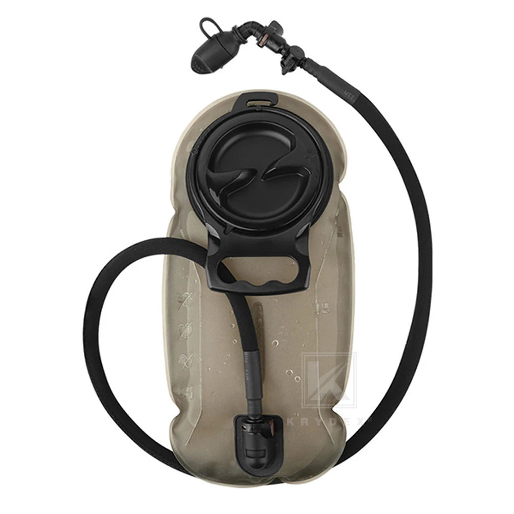 KRYDEX Tactical 50 oz Hydration Carrier Pack MOLLE Pouch Modular 1.5L Water Bladder Bags Outdoor Hiking Camping Accessories