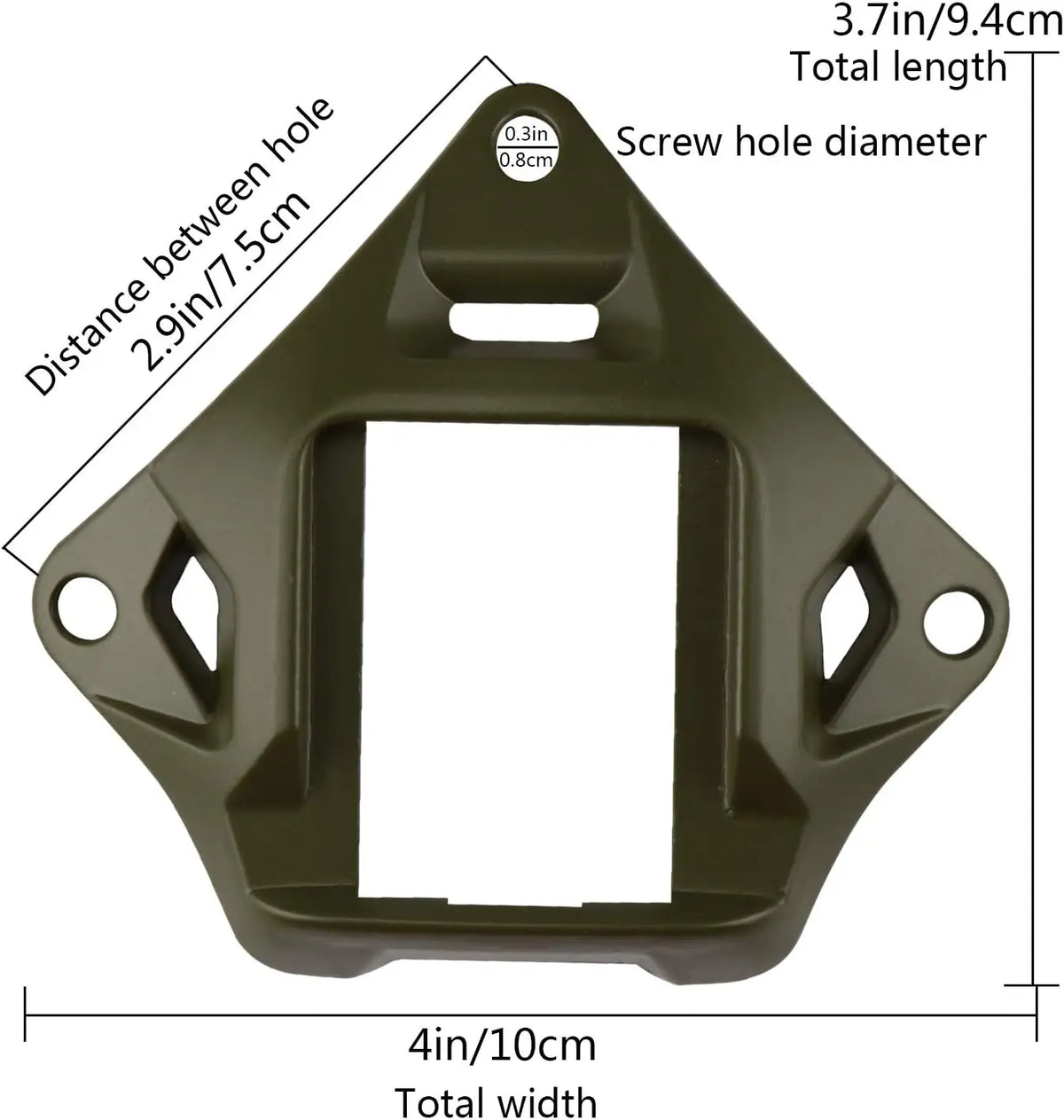 Tactical Helmet Accessories Sports Camera Bracket Base Mount Adapter Night Vision Aluminum Alloy Base Mount Fast Helmet Parts