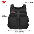 YAKEDA MOLLE Zipper Hunting Tank Top Quick Release Shoulder Strap Hidden Pocket Suitable for Outdoor Hunting Sports