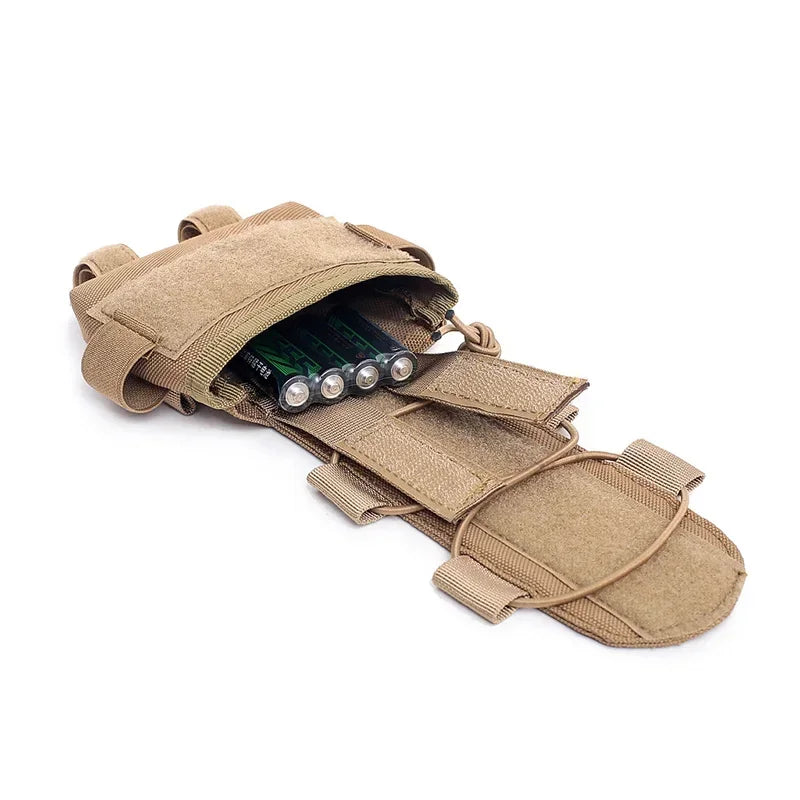 Tactical MK2 FAST Helmet Cover Clothes Pouch Removable MK2 Battery Case Helmet Airsoft Hunting Camo Counterweight Bag