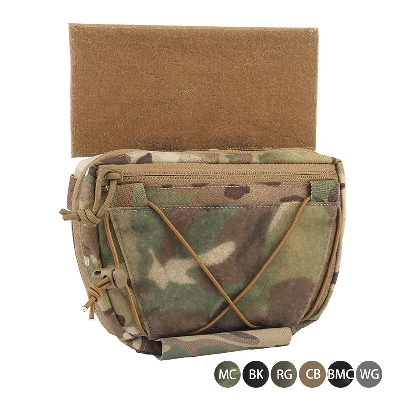 ARC Compatible Raid Drop Pouch Hanging Abdominal Organizer Detachable Shoulder Pack IFAK Medical Insert Hunting Vest Accessory