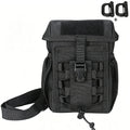 Outdoor equipment storage bag with multiple compartments and tools, comes with side mesh pockets and adjustable shoulder straps