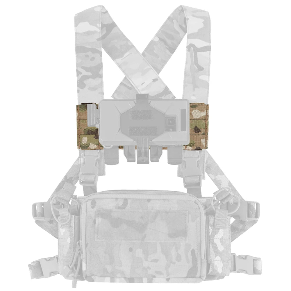 Chest Rig MOLLE Expansion Plate Harnesses Extension Accessories Phone Panel Airsoft Vest Accessories