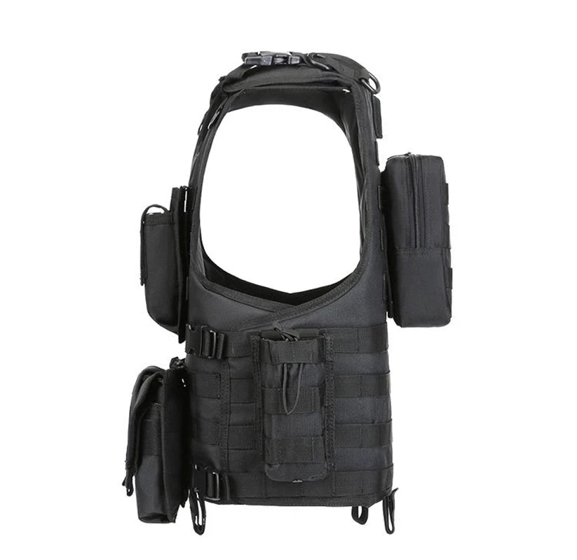 Adjustable Molle Tactical Vest for Combat Hunting Outdoor CS War Game Airsoft Gun Training Protective Equipment Jacket