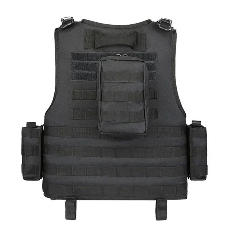 Outdoor Tactical Hunting Molle Vest Men's Multifunction Camouflage CS Wargame Body Hiking Tactics Training Protective Vest