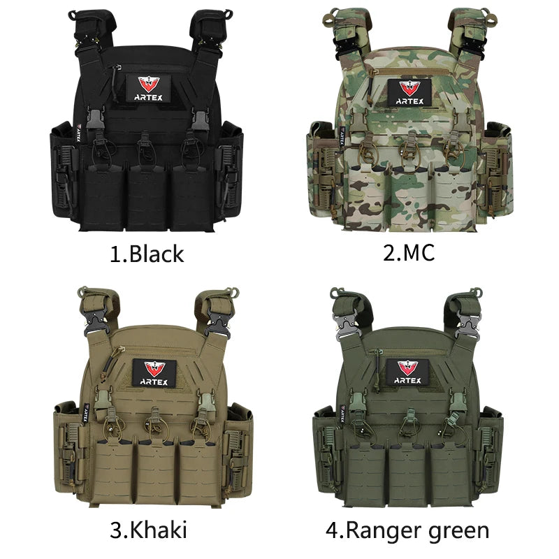 ARTEX 8317 Cycling Vest Outdoor Riding Gear Modular MOLLE Style Vest Quick Release Design Storage Gear for Bike Sports Adventure