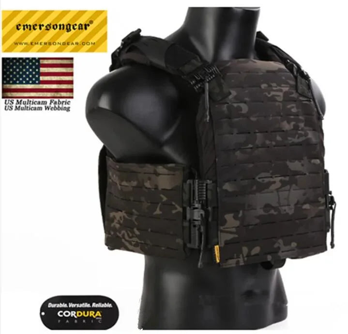 Tactical Laser Cut Plate Carrier ROC quick release MC Airsoft Shooting Vest Hunting Outdoor Combat Assault Protective Vest