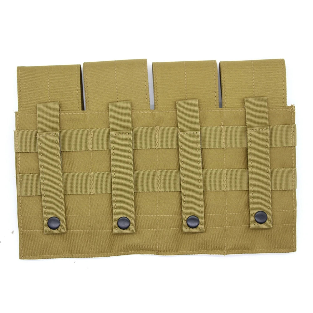 5.56 M4 Four Magazine Pouch Single Double Magazine Bag for M6 AR M4 AR15 Rifle Pistol Mag Pouch Molle Bag Vest Accessory