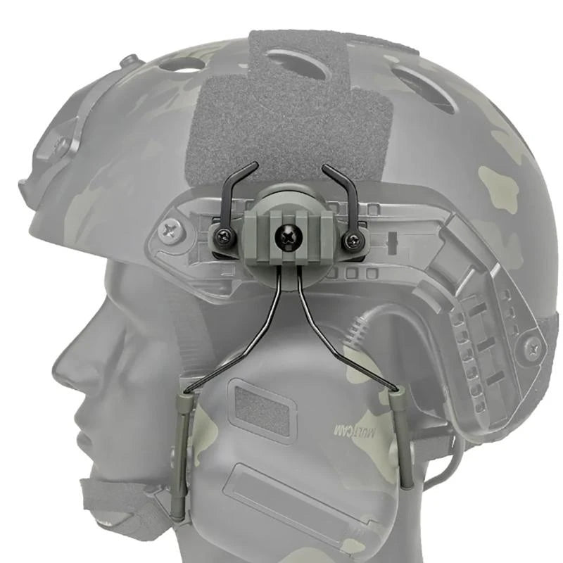 1Pair Tacticals Helmet Accessories Headset Holder Fast Helmets Rails Adapter Set