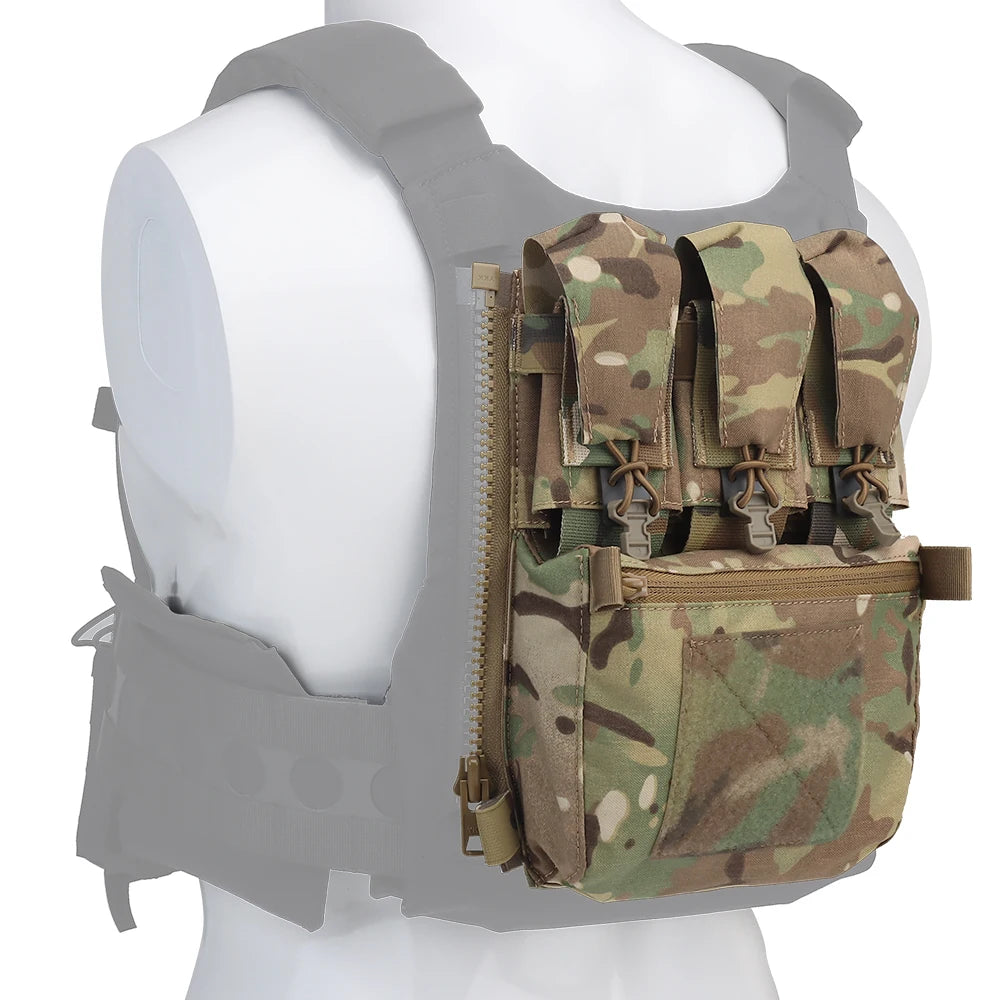 Tactical V5 Vest Backplate Back Panel Assault Pouch Hunting Plate Carrier Accessories Triple Magazine Bags Airsoft Gear