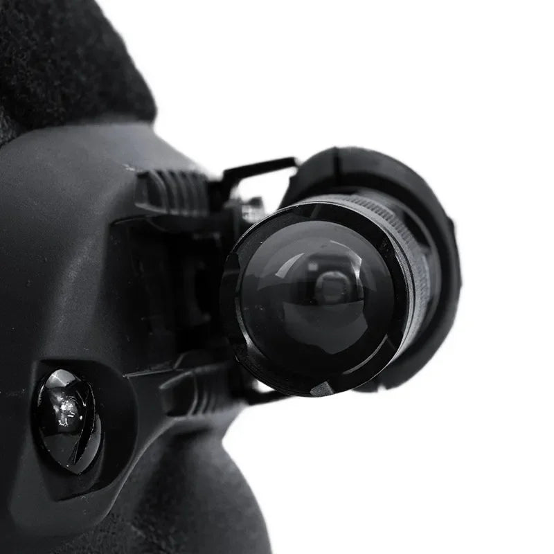 Tactical Helmet Side Rail Flashlight Mount Clip for Fast Attachment Compatible with MICH Advanced Combat Helmet Field Use