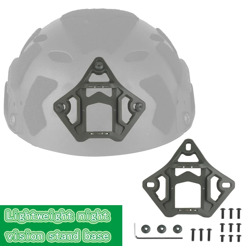 Tactical Light Night Vision Bracket Tactical Helmet Cuttlefish Dry Base (3 Holes)