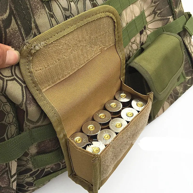 Hunting 10 Round Shot Shotshell Reload Holder Molle Pouch for 12 Gauge/20G Magazine Pouch Ammo Round Cartridge Holder Bag