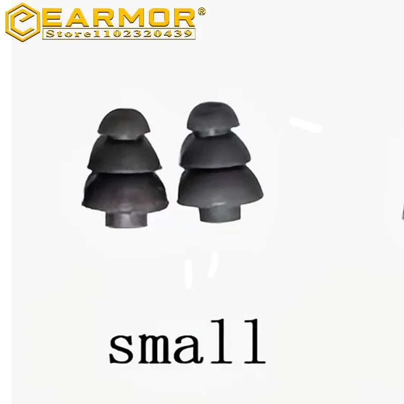 EARMOR M20 Tactical Headphones Silicone Replacement Earplug Accessories, Shooting Concha Sponge Earplug Accessories for M20/M20T