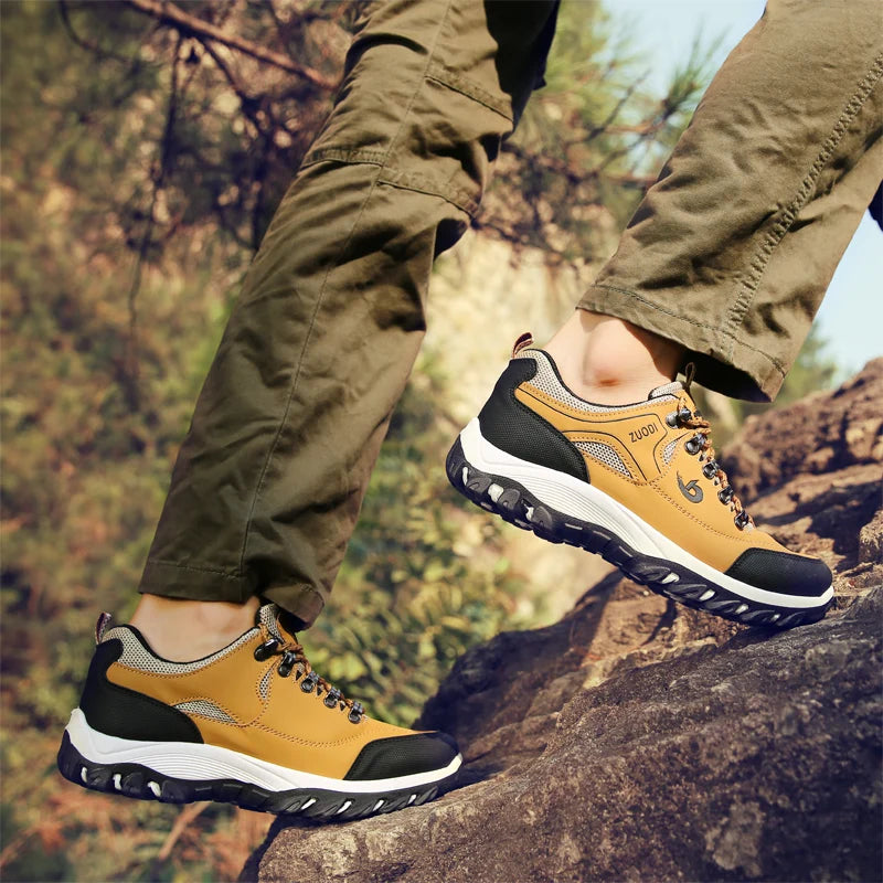 Outdoor Hiking Shoes Men EVA Soft-Soled Casual Sports Shoes Hiking Training Shoes Men Camping Jogging Hiking Shoes Large Size 50