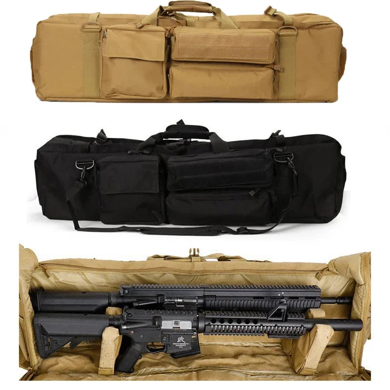 100CM Airsoft Carbine M249 Gun Bag Carrying Case Airsoft Combat Multicam Nylon Sniper Backpack Case Tactical M16 AR15 Gear Bags