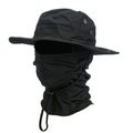 Men's Sun Protection Wide Brim Hat With Balaclava Mix Set Breathable Hunting Hat Outdoor Camping Hiking Fishing Cap