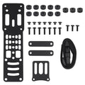 Hunting Metal Modular Pistol Holster Adapter for QLS Platform Drop Leg Band 3 Hole Adjustable Quick Release Adapter